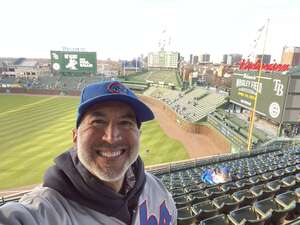 Michael attended Chicago Cubs - MLB vs Tampa Bay Rays on Apr 19th 2022 via VetTix 