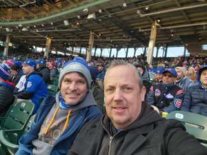 David attended Chicago Cubs - MLB vs Tampa Bay Rays on Apr 19th 2022 via VetTix 
