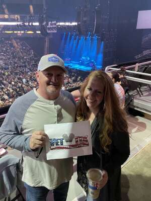 MSgt Villareal USAF attended JOURNEY with Very Special Guest TOTO on Mar 16th 2022 via VetTix 