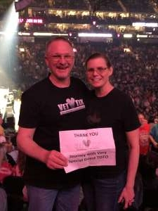 Gregory attended JOURNEY with Very Special Guest TOTO on Mar 16th 2022 via VetTix 
