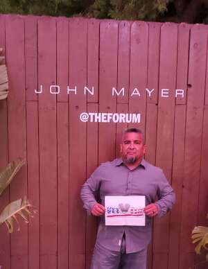 John attended John Mayer - Sob Rock Tour 2022 on Mar 16th 2022 via VetTix 