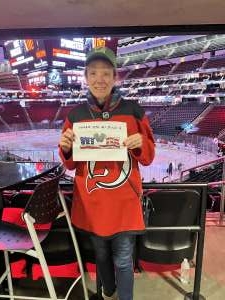 Lucie attended New Jersey Devils - NHL on Mar 27th 2022 via VetTix 