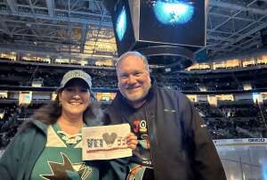 Gina attended San Jose Sharks - NHL on Apr 2nd 2022 via VetTix 