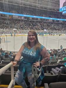 Samantha attended San Jose Sharks - NHL on Apr 2nd 2022 via VetTix 