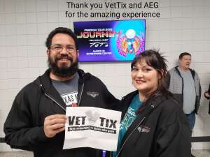 Andres attended Journey: Freedom Tour 2022 With Very Special Guest Toto on Mar 21st 2022 via VetTix 