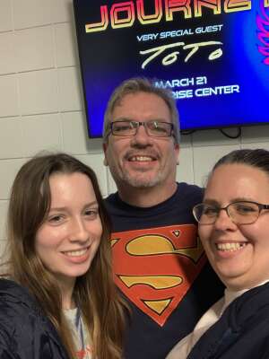 Chris attended Journey: Freedom Tour 2022 With Very Special Guest Toto on Mar 21st 2022 via VetTix 