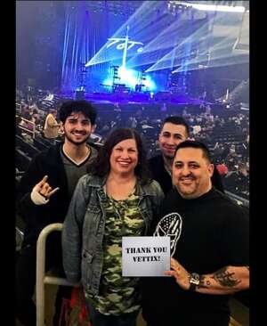 Jeremy attended Journey: Freedom Tour 2022 With Very Special Guest Toto on Mar 21st 2022 via VetTix 