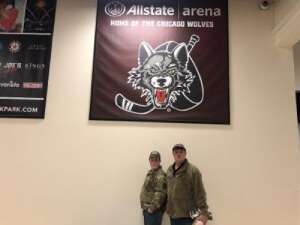 COL PAUL J. attended Chicago Wolves - AHL on Apr 3rd 2022 via VetTix 