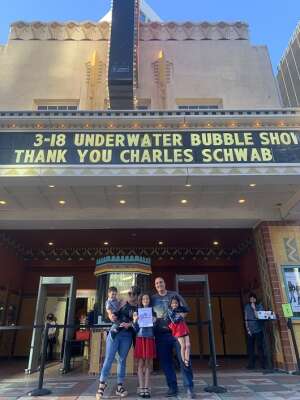 George attended Underwater Bubble Show on Mar 18th 2022 via VetTix 