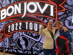 Ginger attended Hampton Water Presents Bon Jovi on Apr 5th 2022 via VetTix 