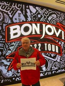 THOMAS attended Hampton Water Presents Bon Jovi on Apr 5th 2022 via VetTix 