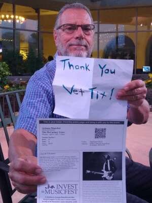Gerard attended The McCartney Years on Apr 4th 2022 via VetTix 
