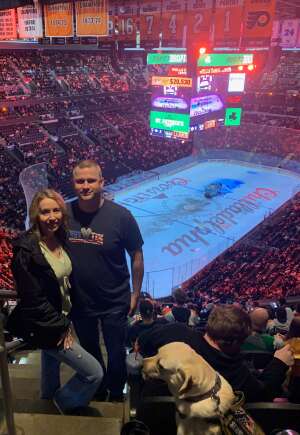 Michael attended Philadelphia Flyers vs. Nashville Predators - NHL on Mar 17th 2022 via VetTix 