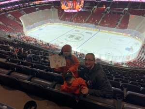 Samantha attended Philadelphia Flyers vs. Nashville Predators - NHL on Mar 17th 2022 via VetTix 