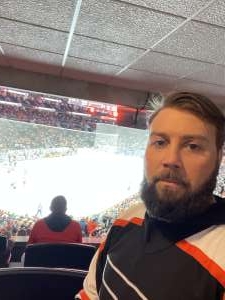 Zachary attended Philadelphia Flyers vs. Nashville Predators - NHL on Mar 17th 2022 via VetTix 