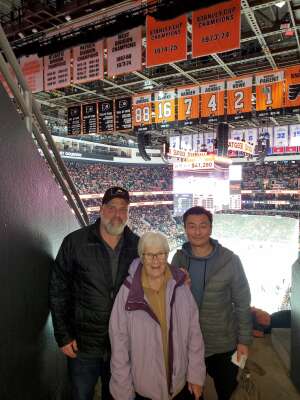 Hanu attended Philadelphia Flyers vs. Nashville Predators - NHL on Mar 17th 2022 via VetTix 