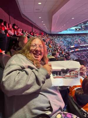 Barbara attended Philadelphia Flyers vs. Nashville Predators - NHL on Mar 17th 2022 via VetTix 