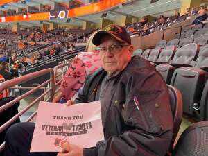 Robert attended Philadelphia Flyers vs. Nashville Predators - NHL on Mar 17th 2022 via VetTix 