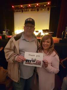 Franklin attended The Jersey Tenors - From Frank Sinatra to Frankie Valli to Figaro on Apr 30th 2022 via VetTix 
