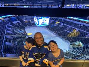 Aaron attended St. Louis Blues vs. Pittsburgh Penguins - NHL ** Suite Level Seating ** on Mar 17th 2022 via VetTix 