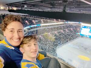 Heather attended St. Louis Blues vs. Pittsburgh Penguins - NHL ** Suite Level Seating ** on Mar 17th 2022 via VetTix 