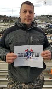 Eric attended 2022 Blue-emu Maximum Pain Relief 400 - NASCAR Cup Series on Apr 9th 2022 via VetTix 