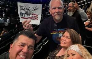 James attended Journey: Freedom Tour 2022 With Very Special Guest Toto on Apr 5th 2022 via VetTix 