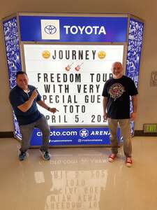 Brian attended Journey: Freedom Tour 2022 With Very Special Guest Toto on Apr 5th 2022 via VetTix 
