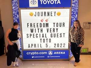 Joseph attended Journey: Freedom Tour 2022 With Very Special Guest Toto on Apr 5th 2022 via VetTix 