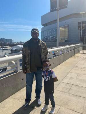 Quentin attended New Orleans Pelicans - NBA on Mar 27th 2022 via VetTix 