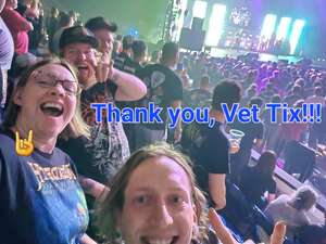 Laura Valentine 🤘 attended Megadeth and Lamb of God on May 3rd 2022 via VetTix 