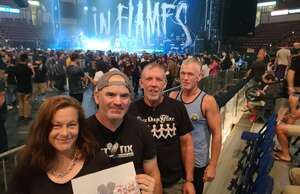 Raymond attended Megadeth and Lamb of God on May 3rd 2022 via VetTix 