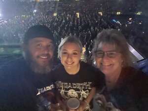 Thomas attended Megadeth and Lamb of God on May 3rd 2022 via VetTix 