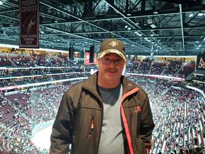 Gregory attended Arizona Coyotes - NHL vs Nashville Predators on Apr 29th 2022 via VetTix 