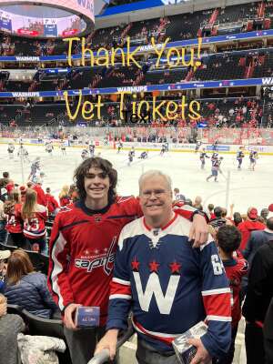 David attended Washington Capitals - NHL on Apr 3rd 2022 via VetTix 