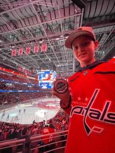 Dominick attended Washington Capitals - NHL on Apr 3rd 2022 via VetTix 