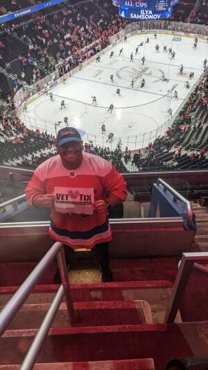 Joe Q attended Washington Capitals - NHL on Apr 3rd 2022 via VetTix 