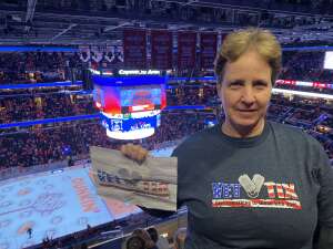 Cathy C attended Washington Capitals - NHL on Apr 3rd 2022 via VetTix 