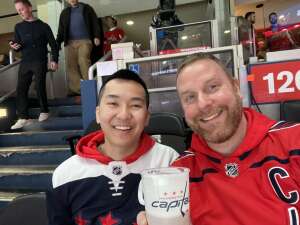 Christopher attended Washington Capitals - NHL on Apr 6th 2022 via VetTix 