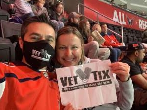 Felipe attended Washington Capitals - NHL on Apr 6th 2022 via VetTix 