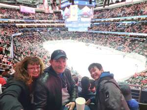 Jennifer attended Washington Capitals - NHL on Apr 6th 2022 via VetTix 