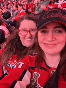 Laura attended Washington Capitals - NHL on Apr 6th 2022 via VetTix 