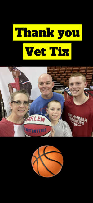 Donald attended The Harlem Globetrotters - 7pm Show on Apr 2nd 2022 via VetTix 