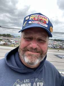 Douglas attended NASCAR Cup Series Race at Darlington Raceway on May 8th 2022 via VetTix 