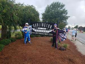 Clinton attended NASCAR Cup Series Race at Darlington Raceway on May 8th 2022 via VetTix 