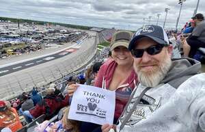 Joshua attended NASCAR Cup Series Race at Darlington Raceway on May 8th 2022 via VetTix 