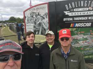 Timothy attended NASCAR Cup Series Race at Darlington Raceway on May 8th 2022 via VetTix 