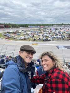 Wayne & Marilyn Feeney attended NASCAR Cup Series Race at Darlington Raceway on May 8th 2022 via VetTix 