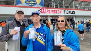 Oliver attended NASCAR Cup Series Race at Darlington Raceway on May 8th 2022 via VetTix 