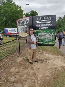 William attended NASCAR Cup Series Race at Darlington Raceway on May 8th 2022 via VetTix 